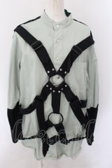 MILKBOY / PARACHUTE PULL SHIRT シャツ  ミントｘブラック O-24-11-16-017-MB-BL-YM-OS