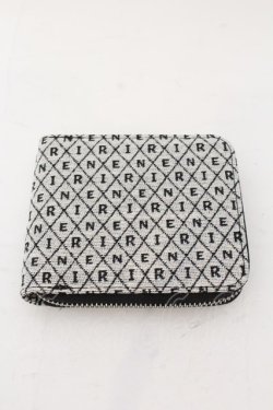 画像1: NieR Clothing / COMPACT WALLET【WHITE】GIFT BOX付き  公式展開色ホワイト（グレー） O-24-11-17-060-PU-ZA-OW-OS