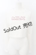 MILK / MILKショート L.S Tee  シロ O-24-11-22-005-ML-TO-OW-OS