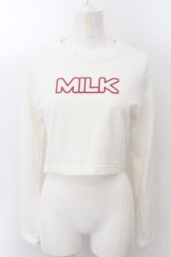 画像1: MILK / MILKショート L.S Tee  シロ O-24-11-22-005-ML-TO-OW-OS