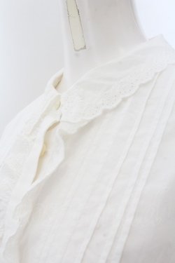 画像2: Jane Marple Dans Le Salon / Vintage Lace Collar Blouse M シロ O-24-11-25-083-JM-BL-OW-OS