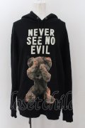 MILKBOY / NEVER SEE NO EVIL HOODIE  ブラック O-24-11-26-058-MB-TO-YM-OS