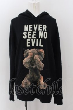 画像1: MILKBOY / NEVER SEE NO EVIL HOODIE  ブラック O-24-11-26-058-MB-TO-YM-OS