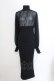 画像1: medenius / See-through Dress  ブラック O-24-11-26-085-GO-OP-OW-OS (1)