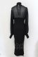 画像3: medenius / See-through Dress  ブラック O-24-11-26-085-GO-OP-OW-OS (3)