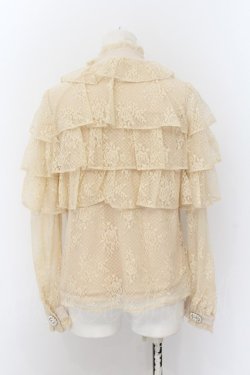 画像3: Swankiss / DB 4frill lace B/L  ベージュ O-24-11-27-029-CA-BL-IG-OS