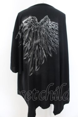 画像3: h.NAOTO / Angel Wings Super Size Tunic チュニック  ブラック O-24-11-28-061-HN-TO-IG-OS