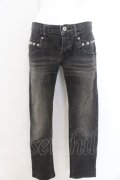 Hysteric / ビッグスタッズデニムパンツ XS グレー O-24-11-28-087-PU-PA-IG-OS