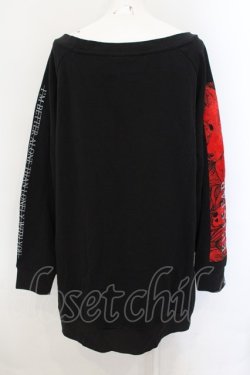 画像4: KILL STAR / Wild At HeartロングTシャツ XL ブラック×レッド O-24-11-29-055-SL-TO-OW-OS