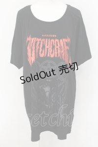 KILL STAR / Witchcraft　Tシャツ L ブラック O-24-11-29-056-SL-TO-OW-OS