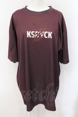 画像1: KRY CLOTHING / 「K0332T」Tシャツ  濃小豆色 O-24-11-29-059-EL-TO-OW-OS