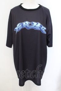 KRY CLOTHING / 「HONYUBIN」Tシャツ  ブラック O-24-11-29-060-EL-TO-OW-ZT0111