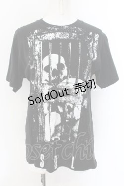 画像1: SEXY DYNAMITE LONDON / dark prison Tシャツ  ブラック×ホワイト O-24-12-05-059-PU-TO-OW-OS