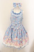 Angelic Pretty / MilkyPlanetジャンパースカートSet  サックス O-24-12-05-013-AP-OP-OW-OS