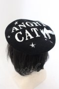 HELL CAT PUNKS / angry catベレー 58ｃｍ ブラック O-24-12-12-071-PU-AC-OW-OS