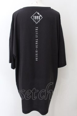 画像3: TRAVAS TOKYO /  rurudoコラボ ビッグシルエットTシャツ F ブラック O-24-12-13-033-PU-TS-YM-OS