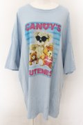 Candy Stripper / JUST LIKE YOU BIG BIG TEE 2 サックス O-24-12-14-072-PU-TS-OW-OS