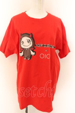 画像1: NieR Clothing / OIOI限定Tシャツ XL レッド O-24-12-18-059-PU-TS-OW-OS