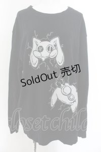 NieR Clothing / NieRちゃんptカットソー 2XL 壁破壊（ブラック） O-24-12-18-061-PU-TO-OW-ZT