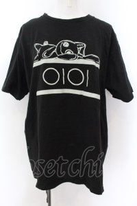 NieR Clothing / OIOI限定Tシャツ XL ブラック O-24-12-18-064-PU-TS-OW-ZT339