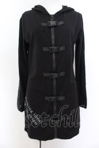 NieR Clothing / 5BUCKLE STYLISH ZIP OUTER F ブラック O-24-12-18-082-PU-TO-OW-OS