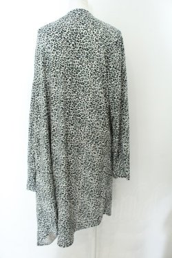 画像3: NieR Clothing / レオパード柄ロングカーディガン F グレー系 O-24-12-18-021-PU-TO-OW-OS