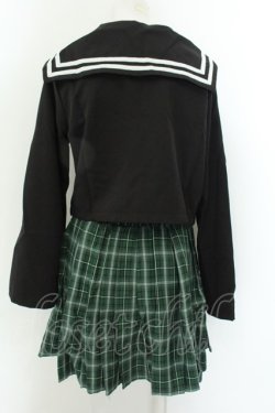 画像3: NieR Clothing / NieR WIDE SLEEVE制服セット【GREEN×BLACK】 F グリーン×ブラック O-24-12-18-032-PU-SK-OW-OS