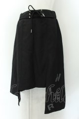 NieR Clothing / 変則フラップスカート F ブラック O-24-12-18-033-PU-SK-OW-OS