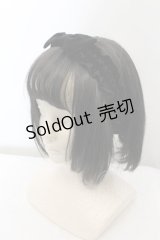 MILK / ベロアリボンヘアバンド  クロ O-24-12-22-026-ML-AC-IG-OS