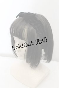 MILK / ベロアリボンヘアバンド  クロ O-24-12-22-026-ML-AC-IG-OS