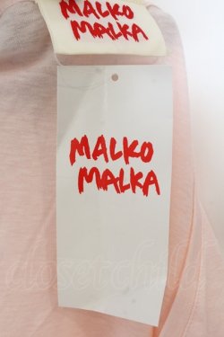 画像3: MALKOMALKA / FAKEptTシャツ M ピンク O-24-12-25-017-PU-TO-OW-OS