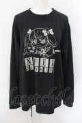 NieR Clothing / キャラクターptカットソー LL キャラクターロゴ（ブラック） O-24-12-26-060-PU-TO-OW-OS