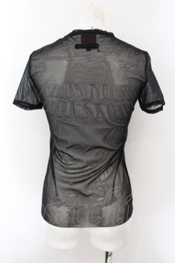 画像3: Jean Paul GAULTIER CLASSIQUE / ロゴptパワーネットTシャツ 40 ブラック O-24-12-26-030-GO-TO-OW-OS