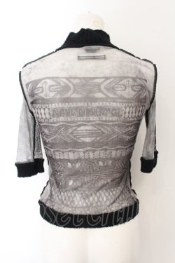 画像3: Jean Paul GAULTIER FEMME / パイル切替パワーネットトップス 40 グレー O-24-12-26-033-GO-TO-OW-OS