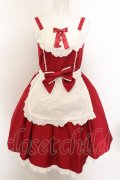 Angelic Pretty / Charmingロップイヤージャンパースカート  アカ O-24-12-29-008-AP-OP-OW-OS