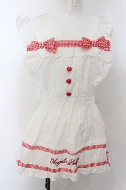 画像1: Angelic Pretty / Fancy Ribbonエプロン  シロ O-24-12-29-022-AP-OP-OW-OS