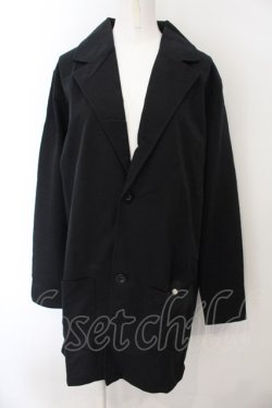 画像1: NieR Clothing / UNISEX LONG TAILORED JACKET【ひょっこりシエル】 F ブラック O-25-01-07-049-PU-JA-OW-OS