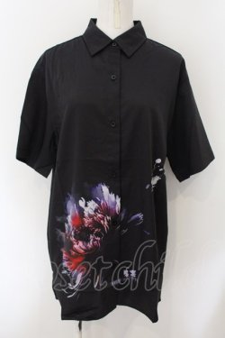 画像1: NieR Clothing / DAHLIA SHIRT F ブラック O-25-01-07-052-PU-BL-OW-OS