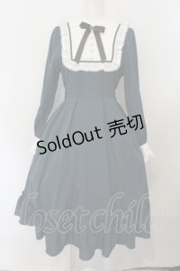 Amavel / Antique Chic スクエアヨークワンピース(ミドル) MT グリーン O-25-01-07-053-CA-OP-OW-OS