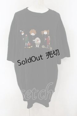 画像1: HEIHEI / 刺繍Tシャツ　子供 XXXL クロ O-25-01-13-021-PU-TS-IG-OS