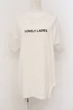 画像1: Melt the lady / LOVEY LADIES Tシャツ Fの シロ O-25-01-15-044-PU-TS-IG-OS