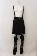 Amavel / Gothic Punk Nostalgic レッグカバーショートパンツ  クロ O-25-01-16-001-CA-PA-IG-OS