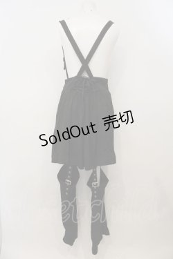 画像3: Amavel / Gothic Punk Nostalgic レッグカバーショートパンツ  クロ O-25-01-16-001-CA-PA-IG-OS