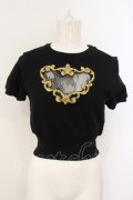 a maiden devil / Baroque cage tops  (Gold embroidery) O-25-01-16-015-LO-TO-IG-OS