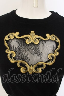 画像2: a maiden devil / Baroque cage tops  (Gold embroidery) O-25-01-16-015-LO-TO-IG-OS