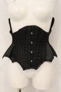 PureOne Corset Works / サテンコルセット  ブラック O-25-01-16-031-GO-TO-IG-OS