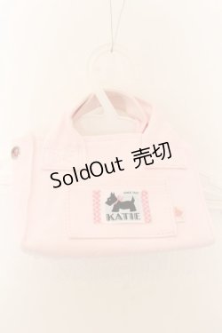 画像3: Katie / KATIE LOGO canvas mini tote トートバッグ  ピンク O-25-01-17-030-LO-BG-IG-OS