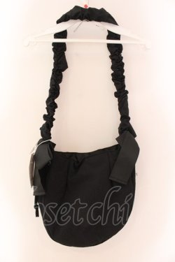 画像3: merry jenny / リボンギャザーショルダーbag　バッグ 持ち手97cm/たて27cm/よこ28cm/マチ12cm/計量約200g クロ O-25-01-27-048-LO-BG-OW-OS