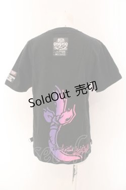 画像3: SEX POT ReVeNGe / 中指グラフィックTシャツ M ブラック×ピンク系 O-25-01-28-028-SP-TO-OW-OS