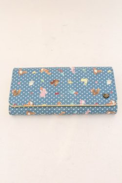 画像1: Franche Lippee / アニマル長財布  アオ O-25-01-29-108-LO-ZA-YM-OS